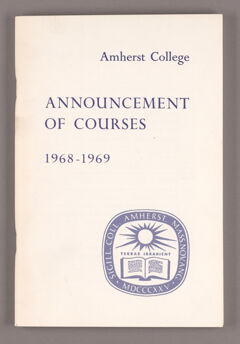 Thumbnail for Announcement of courses 1968-1969 - Image 1