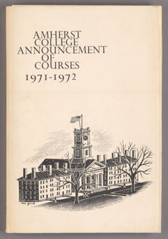Thumbnail for Announcement of courses 1971-1972 - Image 1