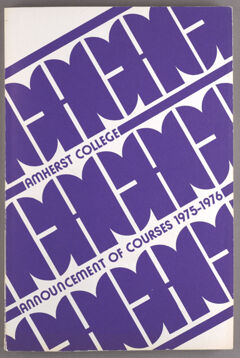 Thumbnail for Announcement of courses 1975-1976 - Image 1