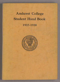 Thumbnail for Student hand-book of Amherst College, 1937-1938 - Image 1