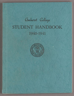 Thumbnail for Student hand-book of Amherst College, 1940-1941 - Image 1