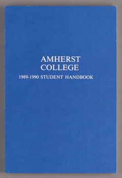 Thumbnail for Amherst College 1989-1990 student handbook - Image 1