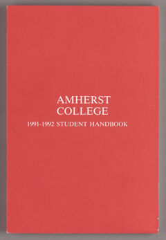 Thumbnail for Amherst College 1991-1992 student handbook - Image 1