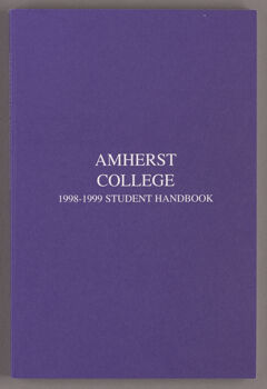 Thumbnail for Amherst College 1998-1999 student handbook - Image 1