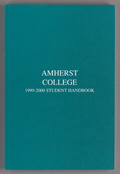 Thumbnail for Amherst College 1999-2000 student handbook - Image 1
