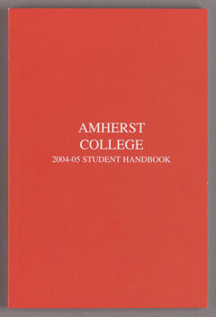 Thumbnail for Amherst College 2004-05 student handbook - Image 1