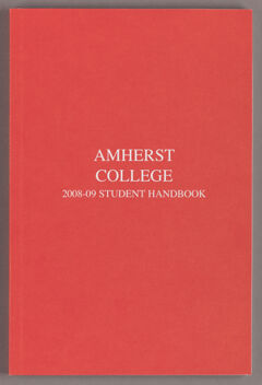 Thumbnail for Amherst College 2008-09 student handbook - Image 1