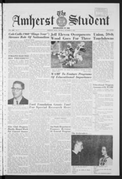 Thumbnail for Amherst Student, 1959 October 5 - Image 1