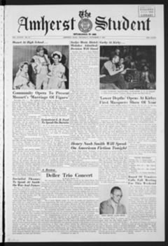 Thumbnail for Amherst Student, 1959 November 5 - Image 1