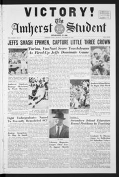 Thumbnail for Amherst Student, 1959 November 16 - Image 1