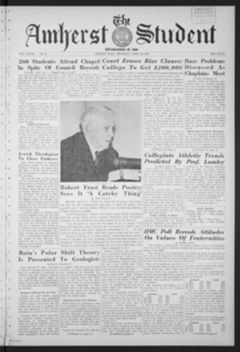 Thumbnail for Amherst Student, 1960 April 28 - Image 1