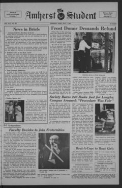 Thumbnail for Amherst Student, 1966 May 7, spoof issue - Image 1