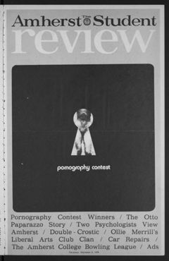 Thumbnail for Amherst Student Review, 1973 December 6 - Image 1