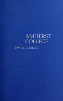 Thumbnail for Amherst College Catalog 1997/1998 - Image 1