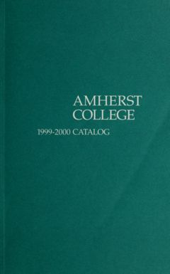 Thumbnail for Amherst College Catalog 1999/2000 - Image 1