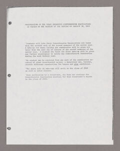Thumbnail for Amherst College faculty meeting minutes and Committee of Six meeting minutes 1968/1969 - Image 1