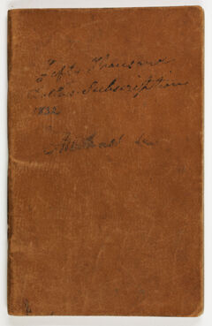 Thumbnail for Amherst College financial subscription notebook, 1832 March 10 - Image 1
