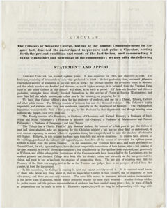 Thumbnail for John Fiske letter to Jason Mixter, 1840 December 19, with circular - Image 1