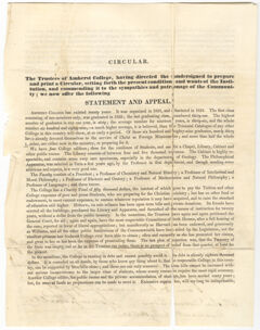 Thumbnail for Joseph Vaill letter to Elisha Doane, 1843 July 15, with circular - Image 1
