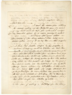Thumbnail for Bela Bates Edwards letter to Edward Hitchcock, 1851 August 8 - Image 1