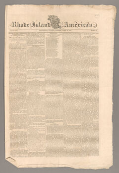 Thumbnail for Rhode Island American, 1825 April 12 - Image 1
