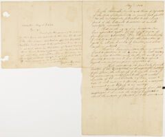 Thumbnail for Josephus Wheaton letter to Zephaniah Swift Moore, 1823 May 18 - Image 1