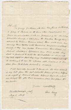 Thumbnail for Zechariah Eddy letter to Heman Humphrey, 1824 May 4 - Image 1