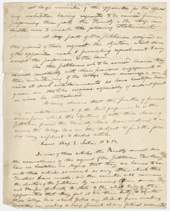 Thumbnail for Edward Hitchcock statement regarding a student petition, 1832 April 15 - Image 1