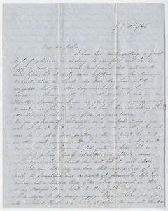 Thumbnail for Felicia Emerson letter to Elizabeth Fisher, 1846 July 17 - Image 1