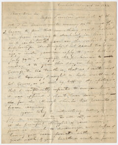 Thumbnail for Heman Humphrey letter to Edward Hitchcock, 1825 August 20 - Image 1
