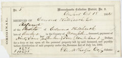 Thumbnail for Receipt of tax payment - Image 1