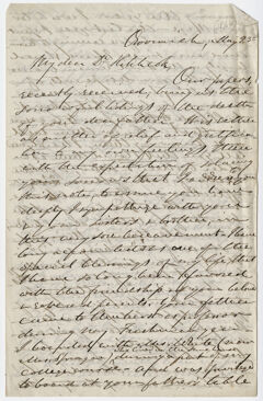 Thumbnail for Justin Perkins letter to Edward Hitchcock, Jr., 1864 May 23 - Image 1