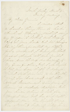 Thumbnail for Letter from unidentified correspondent to Jane Hitchcock Putnam, 1864 March 4 - Image 1