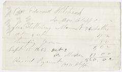 Thumbnail for Edward Hitchcock receipt of payment to Oliver Clapp, 1863 - Image 1