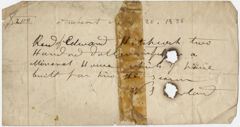 Thumbnail for Edward Hitchcock receipt of payment to W. S. Howland, 1838 November 20 - Image 1