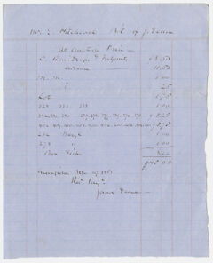 Thumbnail for Edward Hitchcock receipt of payment to James Deane, 1853 September 27 - Image 1
