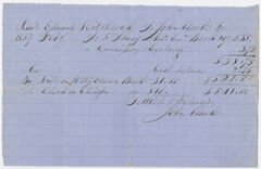 Thumbnail for Edward Hitchcock receipt of payment to John Clarke, 1859 February