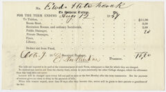 Thumbnail for Edward Hitchcock receipt of payment to Amherst College, 1847 October 9 - Image 1