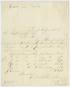 Thumbnail for Edward W. Stebbins letter to Edward Hitchcock, Jr., 1864 January 20