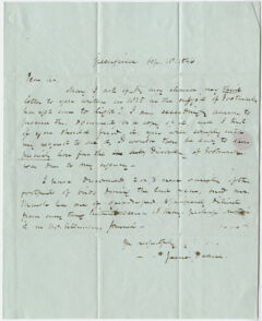 Thumbnail for James Deane letter to Edward Hitchcock, 1846 September 18 - Image 1