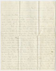 Thumbnail for Edward Hitchcock, Jr. letter to Edward Hitchcock, 1860 April 27 - Image 1