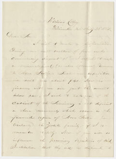 Thumbnail for James Orton letter to Edward Hitchcock, 1853 July 22 - Image 1
