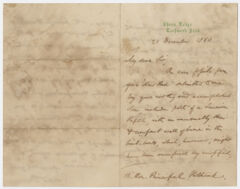 Thumbnail for Richard Owen letter to Edward Hitchcock, 1860 December 21 - Image 1