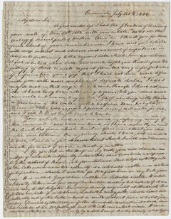 Thumbnail for Justin Perkins letter to Edward Hitchcock, 1844 July 25 - Image 1