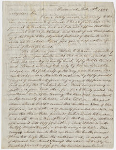 Thumbnail for Justin Perkins letter to Edward Hitchcock, 1845 February 14 - Image 1