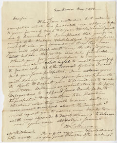 Thumbnail for Benjamin Silliman letter to Edward Hitchcock, 1818 March 1