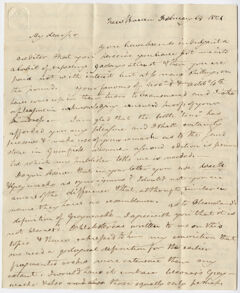 Thumbnail for Benjamin Silliman letter to Edward Hitchcock, 1821 February 14 - Image 1