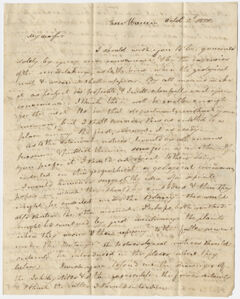 Thumbnail for Benjamin Silliman letter to Edward Hitchcock, 1822 October 2 - Image 1