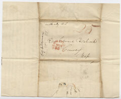 Thumbnail for Benjamin Silliman letter to Edward Hitchcock, 1822 November 25 - Image 1