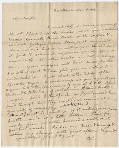 Thumbnail for Benjamin Silliman letter to Edward Hitchcock, 1824 March 6 - Image 1